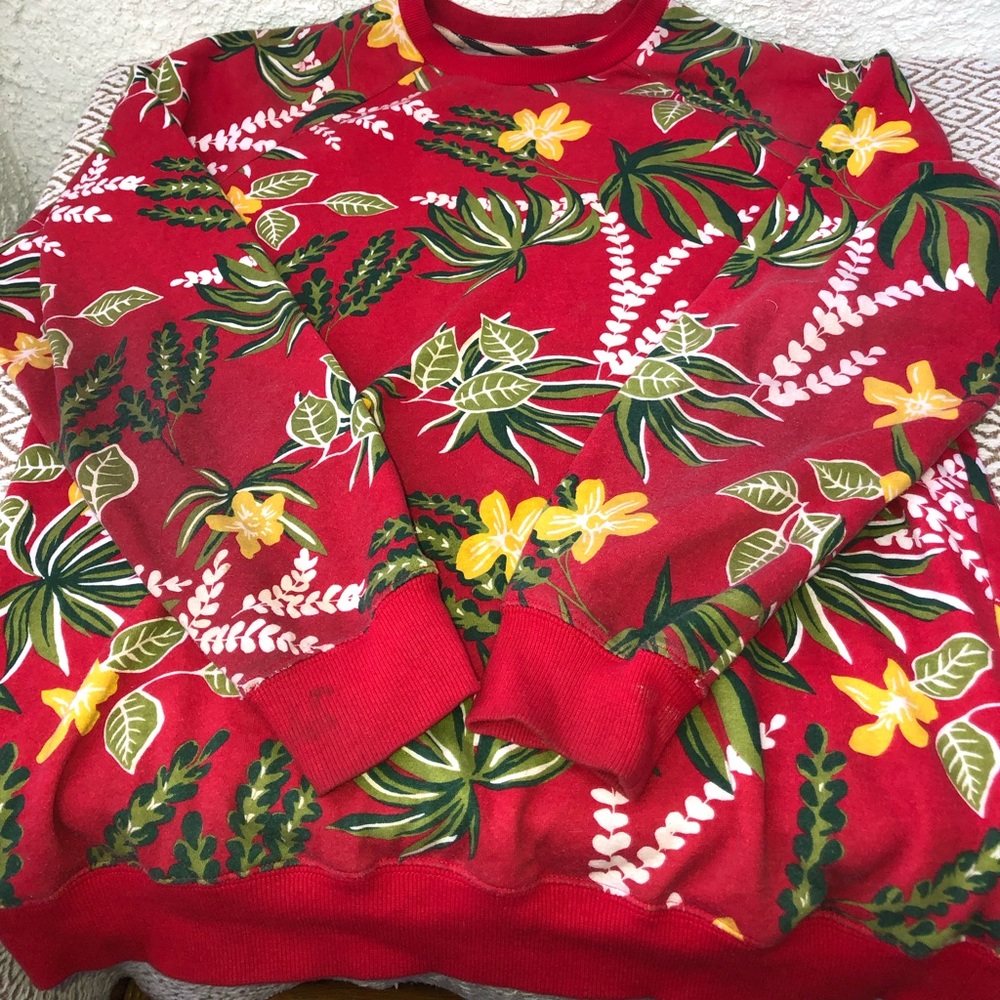 Vintage Vans Floral design sweater men’s size L